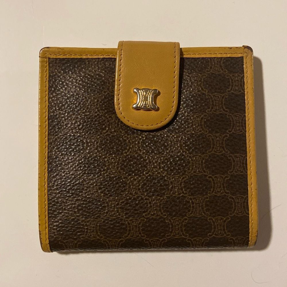 Vintage Celine Macadame Compact Wallet